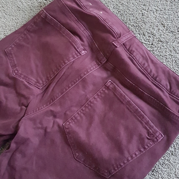 Burgundy jeans - Picture 4 of 5